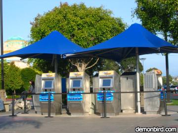 new automated ticket booths