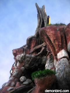 The imfamous drop on Splash Mountain
